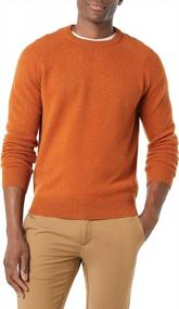img 4 attached to Stylish And Comfortable: Goodthreads Lambswool Crewneck Sweater For Men
