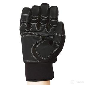 img 1 attached to 🧤 Black AmazonBasics Premium Waterproof Winter Plus Performance Gloves, Size Large