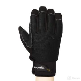 img 2 attached to 🧤 Black AmazonBasics Premium Waterproof Winter Plus Performance Gloves, Size Large
