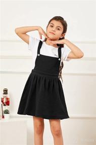 img 3 attached to YOBECHO Casual Cotton Material Suspender Apparel & Accessories Baby Girls - Clothing
