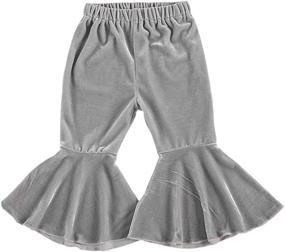 img 4 attached to TheFound Toddler Little Leggings Trousers Girls' Clothing : Leggings