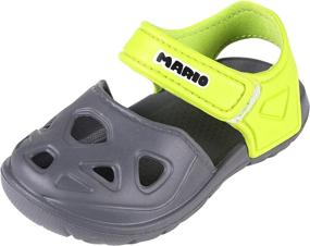 img 4 attached to Comwarm Lightweight Sandals Anti Slip Toddler Boys' Shoes ~ Sandals