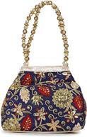 👜 brocade beaded bangle potli women's handbag with wallet & wristlet logo