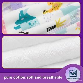 img 3 attached to MooMoo Baby 8-Pack Cotton Absorbent Potty Training Underwear Pants for Toddler Baby 2-6T