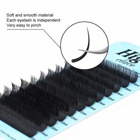 img 2 attached to Silk D Curl Lash Extensions - Professional Quality In Mix Sizes 8-15Mm