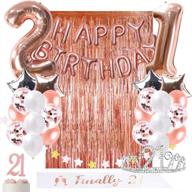 🎉 ougold 21st birthday decorations: stunning rose gold party supplies and beautiful gifts for her special day! logo