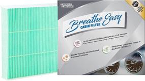 img 4 attached to 🌬️ Spearhead HEPA Breathe Easy Cabin Filter: Up to 99.97% Filtration of 0.3 Micron Particles with No Airflow Reduction - BE-157H