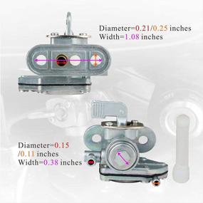 img 2 attached to 🛵 Suzuki LT80 Fuel Petcock - MaySpare Gas Valve Switch Pump ATV Quad 1987-2006 - LT 80 Parts