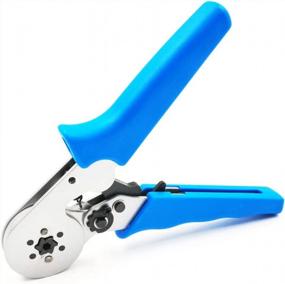 img 4 attached to High-Quality Crimper Plier LXC8 6-6 For End And Twin End Sleeves Terminals, Compatible With 24-10AWG Wires.