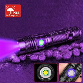 img 1 attached to DARKBEAM UV 395nm Flashlight USB Rechargeable: The Ultimate Portable Wood's Lamp with Black Light for Spotting Scorpions, Detecting Hidden Pet Urine, Resin Curing, and More!