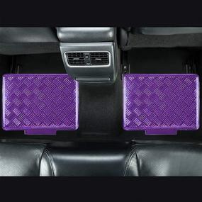 img 1 attached to August Auto Aluminum Universal Fit 4PC Car Floor Mats Fit For Sedan