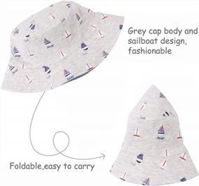 img 1 attached to 0-4 Years Baby Boy Sun Hat Kids Summer Bucket Hats - Protection From The Sun!