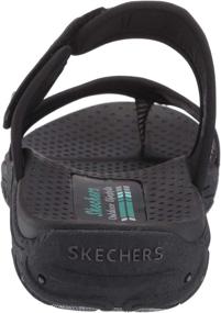 img 2 attached to 👡 Skechers Reggae Stockholm Thong Women's Shoes - Chocolate Brown at Athletic