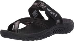 img 4 attached to 👡 Skechers Reggae Stockholm Thong Women's Shoes - Chocolate Brown at Athletic