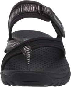 img 3 attached to 👡 Skechers Reggae Stockholm Thong Women's Shoes - Chocolate Brown at Athletic