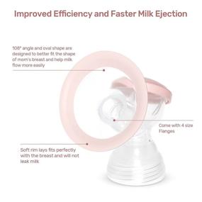 img 2 attached to NCVI BPA-Free Breast Pump Flanges 21Mm, 2 Count For Authentic Replacement Parts