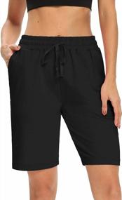 img 3 attached to Comfortable DIBAOLONG Women'S Yoga Shorts With 3 Convenient Pockets