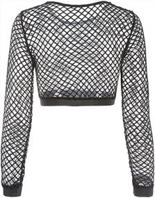 img 1 attached to Unleash Your Inner Rebel With Nihsatin'S Gothic Punk Cut-Out Sweater