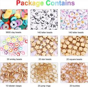 img 1 attached to Create Stunning Bracelets With 9600Pcs Colorful Clay Beads Kit - Perfect For Jewelry Making And Craft Gifts For Girls Aged 8-12