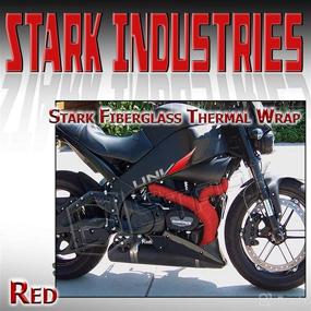 img 1 attached to Stark Industries Fiberglass Stainless Motorcycle Replacement Parts best for Exhaust & Emissions