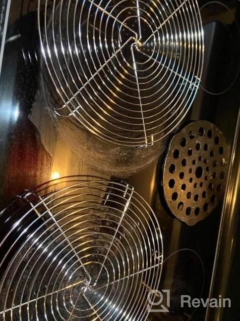 img 1 attached to Black Mokpi Round Cooling Racks For Baking And Steaming, 12 Inch Diameter Wire Steamer Rack, 2 Pack review by Carrie Millemann