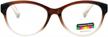 multi-focus progressive cat eye reading glasses with 3 focuses - sa106 logo