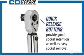 img 2 attached to 🔧 CDI Torque 2502MRMH 3/8-Inch Drive Metal Handle Click Type Torque Wrench - Torque Range 30 to 250 Inch-Pounds