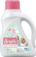 🍼 dreft stage 2: active baby liquid detergent - natural formula for baby, newborn, or infant (hec) - 50oz, 32 loads (packaging may vary) logo