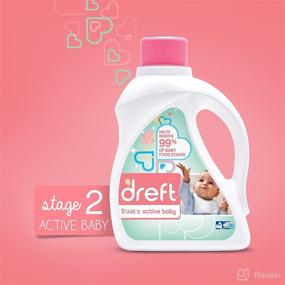 img 3 attached to 🍼 Dreft Stage 2: Active Baby Liquid Detergent - Natural Formula for Baby, Newborn, or Infant (HEC) - 50oz, 32 Loads (Packaging May Vary)