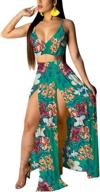 👗 chiffon dresses women's clothing sets - swimsuits & cover ups logo