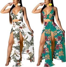 img 1 attached to 👗 Chiffon Dresses Women's Clothing Sets - Swimsuits & Cover Ups