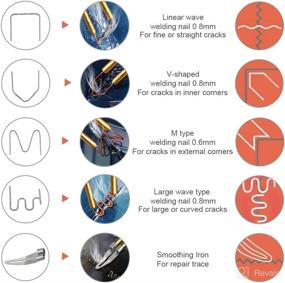 img 1 attached to Plastic Repair Welder Kit - Hot Stapling Tool