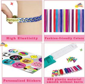 img 1 attached to DIY Loom Friendship Bracelet Making Kit For Girls 5-13 Years Old - Birthday Christmas Gifts