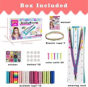 img 2 attached to DIY Loom Friendship Bracelet Making Kit For Girls 5-13 Years Old - Birthday Christmas Gifts