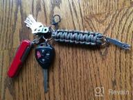 картинка 1 прикреплена к отзыву Premium Paracord Keychain Set With Carabiner - 350 Lb Strength, Perfect For Survival, Tactile Use, And Everyday Tasks - The Friendly Swede Tactical Lanyard Duo от Kevin Lawson
