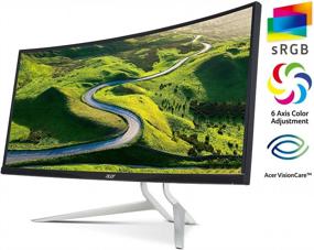 img 2 attached to Acer XR382CQK Bmijqphuzx: The Ultimate 37.5" Curved Screen with Response Technology, 3840X1600P, and 75Hz
