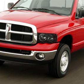 img 1 attached to 🚗 DNA Motoring HL-OH-DR02-SM-AM Smoke Lens Amber Corner Headlights for 02-05 Ram 1500/03-05 Ram 2500 3500, Left & Right
