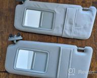img 1 attached to 2 Pack Grey Left & Right Side Sun Visor Replacement For 2007-2011 Toyota Camry/Camry Hybrid Without Sunroof And Light - SAILEAD review by Marcus Krieger