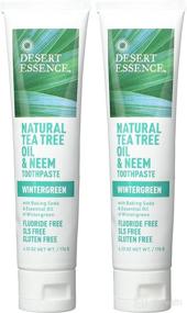 img 1 attached to 🌿 Revitalize Your Smile with Desert Essence Natural Wintergreen Toothpaste