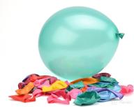 nexci party balloons (100 pack): premium quality helium and air 12 inch balloons - assorted colors for events and birthdays! логотип