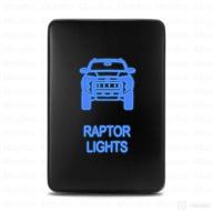 🔵 blue push button 32mm raptor light switch for the 5th generation toyota 4runner logo