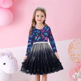 img 3 attached to VIKITA Toddler Winter Sleeve Dresses Girls' Clothing ~ Dresses