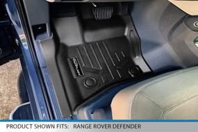 img 3 attached to SMARTLINER Weather Compatible 2020 2022 Defender Interior Accessories best on Floor Mats & Cargo Liners