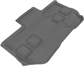img 4 attached to 3D MAXpider Custom Fit Kagu Floor Mat (Gray) For 2011-2014 Chevrolet Suburban - 3RD Row