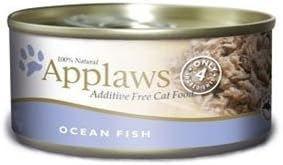 img 1 attached to 🐟 Applaws Ocean Fish Canned Cat Food 5.5oz (Case of 24)