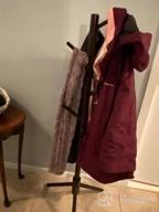 img 1 attached to Kids Coat Rack Wooden Free Standing Tree Hanger 8 Hooks Organizer Furniture Living Room Bedroom Entryway Hat Scarves Satchel Umbrella Easy Assembly Coffee review by Trisha Phillips