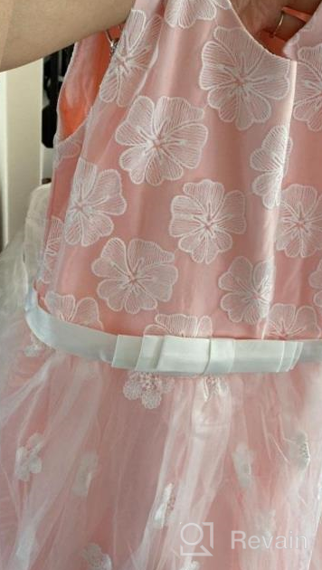 img 1 attached to TTYAOVO Flower Girl Princess Dress Children's Prom Puffy Ball Gowns for Pageants review by Brady Penczak