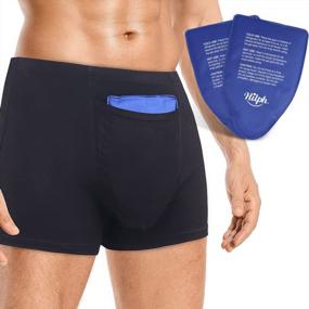 img 4 attached to Vasectomy Support Briefs With Cold Ice Packs For Pain Relief And Recovery, Hilph Vasectomy Underwear With Breathable Fabric - Large, Ideal Vasectomy Gift For Men