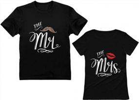 img 4 attached to Perfect Gift For Couples: Mr And Mrs Matching Shirts For Wedding, Anniversary And Newlyweds