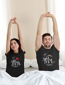 img 1 attached to Perfect Gift For Couples: Mr And Mrs Matching Shirts For Wedding, Anniversary And Newlyweds